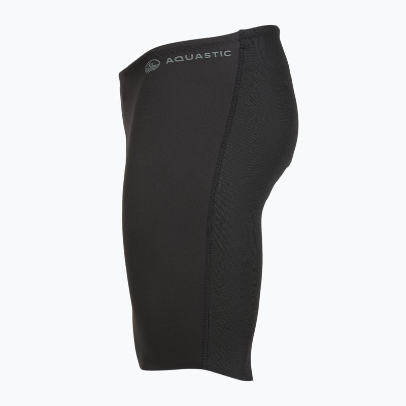 Férfi neoprén rövidnadrág AQUASTIC HydroCore 1.5 mm fekete 4