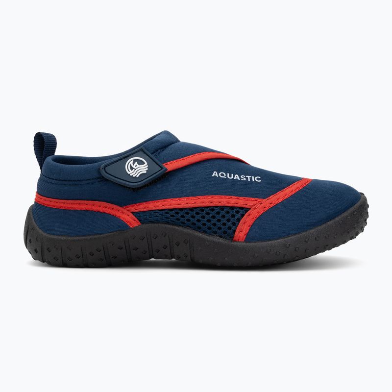 Gyermek vízicipő AQUASTIC Nino navy blue/red 2