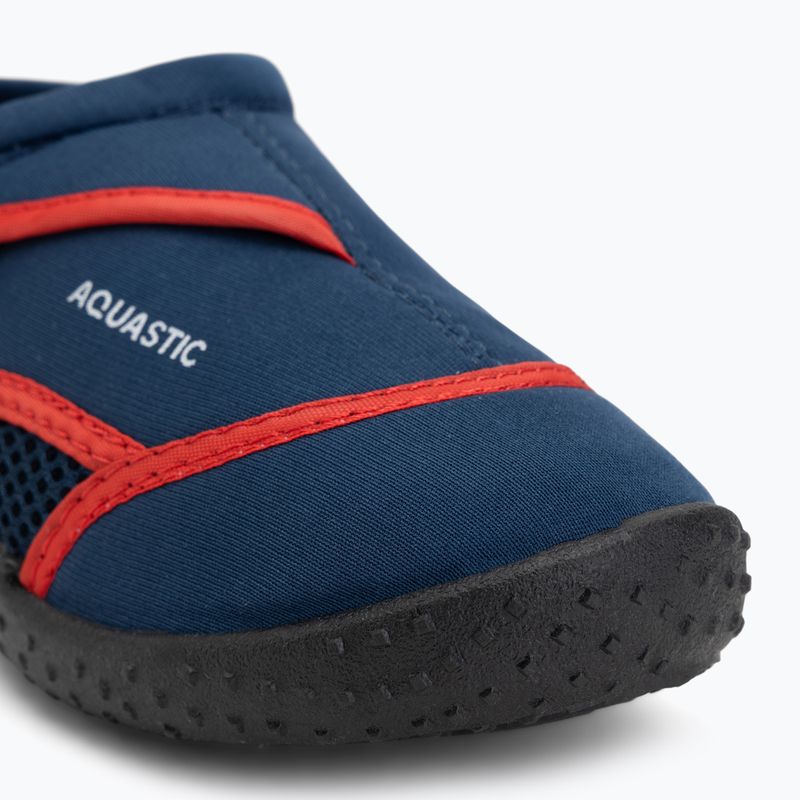 Gyermek vízicipő AQUASTIC Nino navy blue/red 7