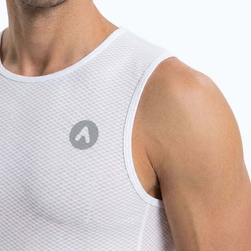Férfi kerékpáros izzadságelvezető felső ATTABO Essential 2 pcs. white 4