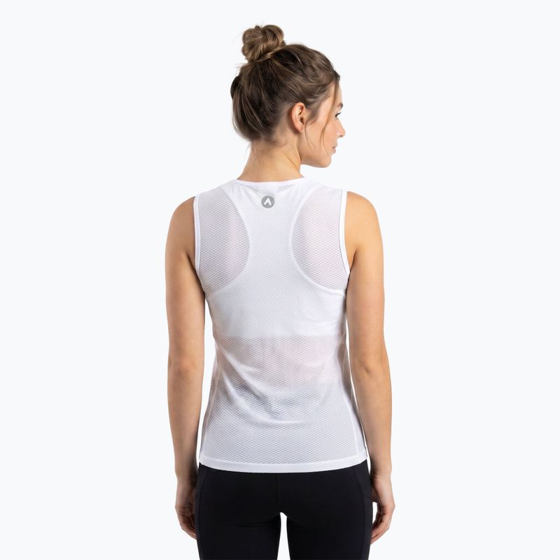 Női kerékpáros izzadságelvezető felső ATTABO Essential WMNS 2 pcs. white 2