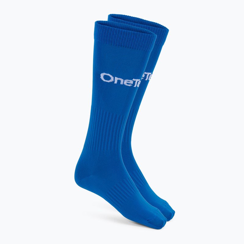 Gyerek focizokni OneTeam Precision football socks blue