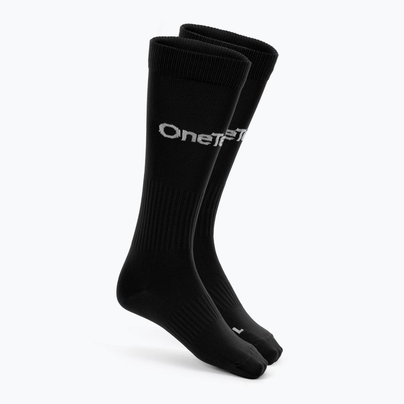Gyerek focizokni OneTeam Precision football socks black