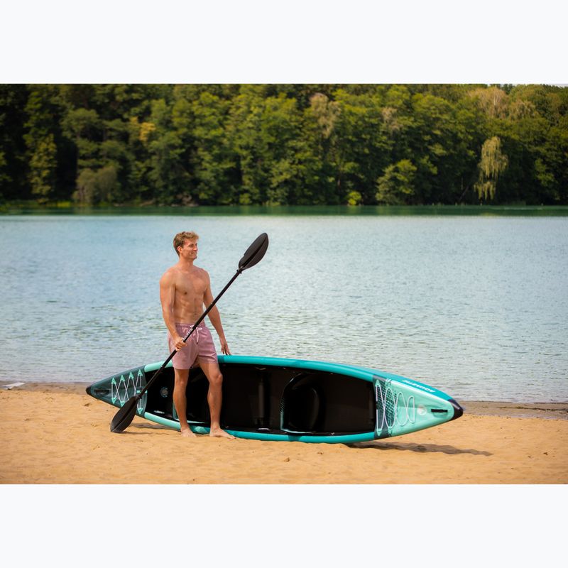 AQUASTIC Cortez 13'9" 420 cm zöld 2 személyes, nagynyomású, felfújható kajak 17