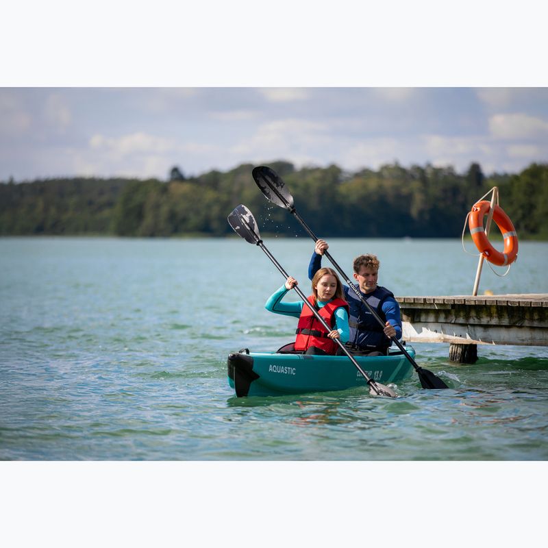 AQUASTIC Cortez 13'9" 420 cm zöld 2 személyes, nagynyomású, felfújható kajak 18