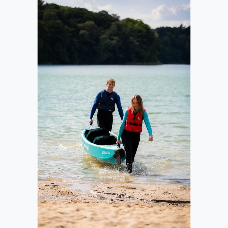 AQUASTIC Cortez 13'9" 420 cm zöld 2 személyes, nagynyomású, felfújható kajak 20