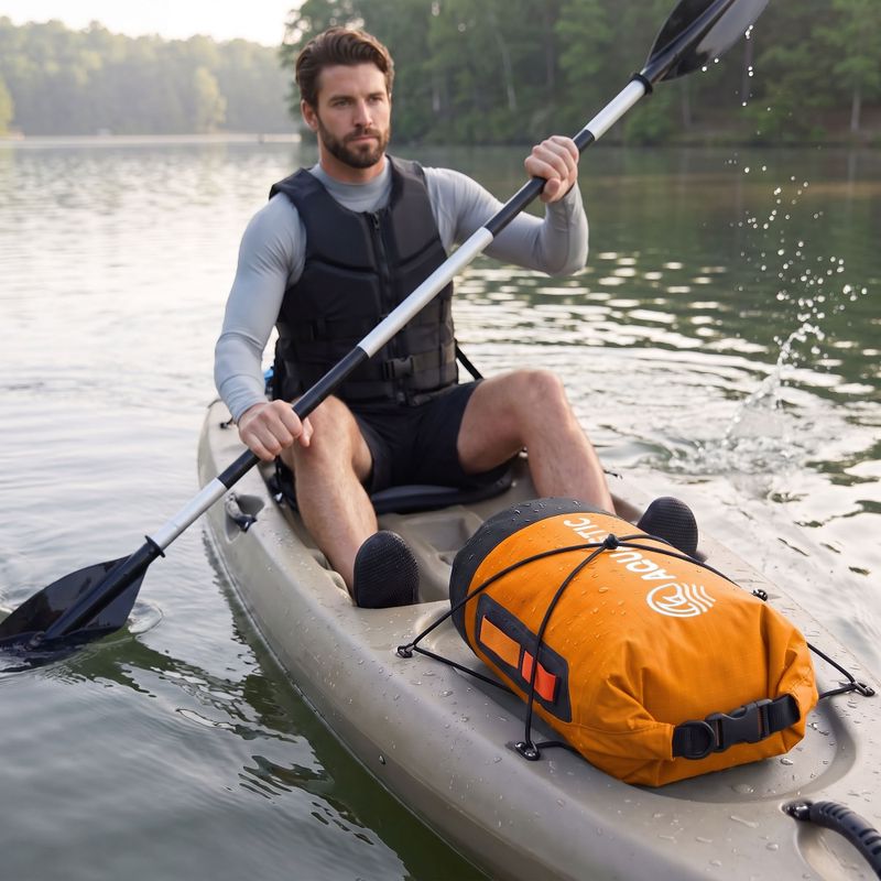 Vízálló zsák AQUASTIC Dry Bag 8 l Nylon/TPU orange 2