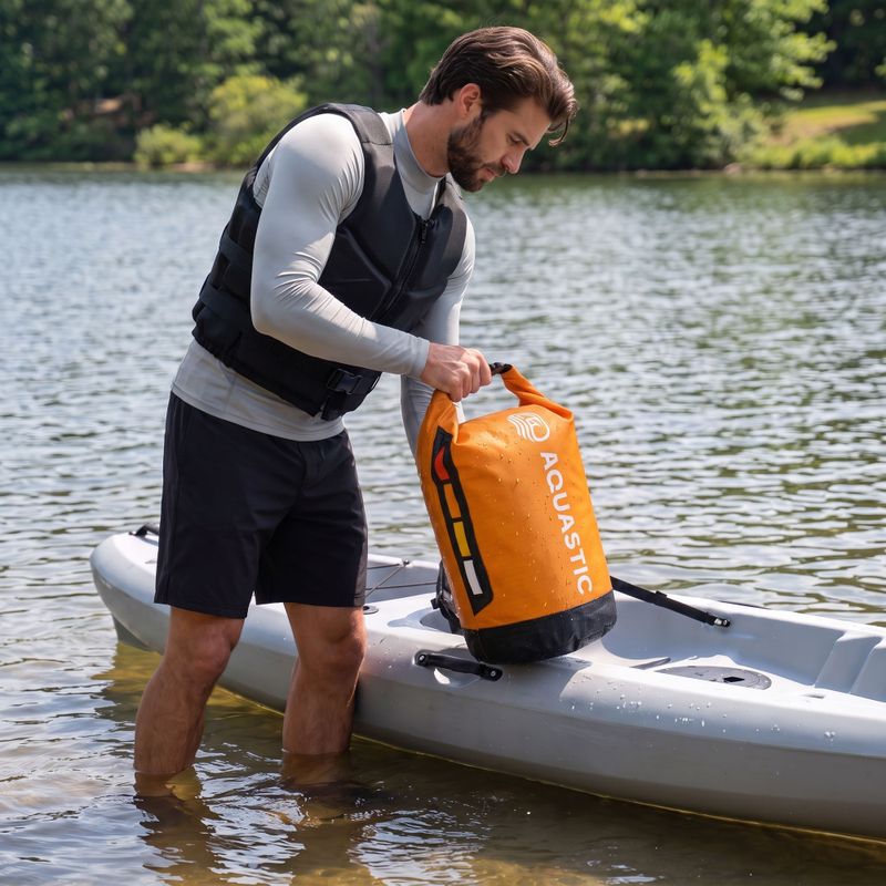 Vízálló zsák AQUASTIC Dry Bag 20 l Nylon/TPU orange 2