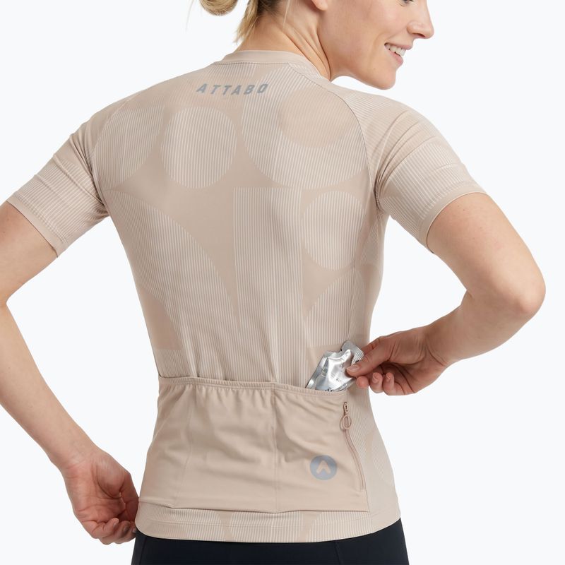 Női kerékpáros mez ATTABO Vites WMNS brown 4