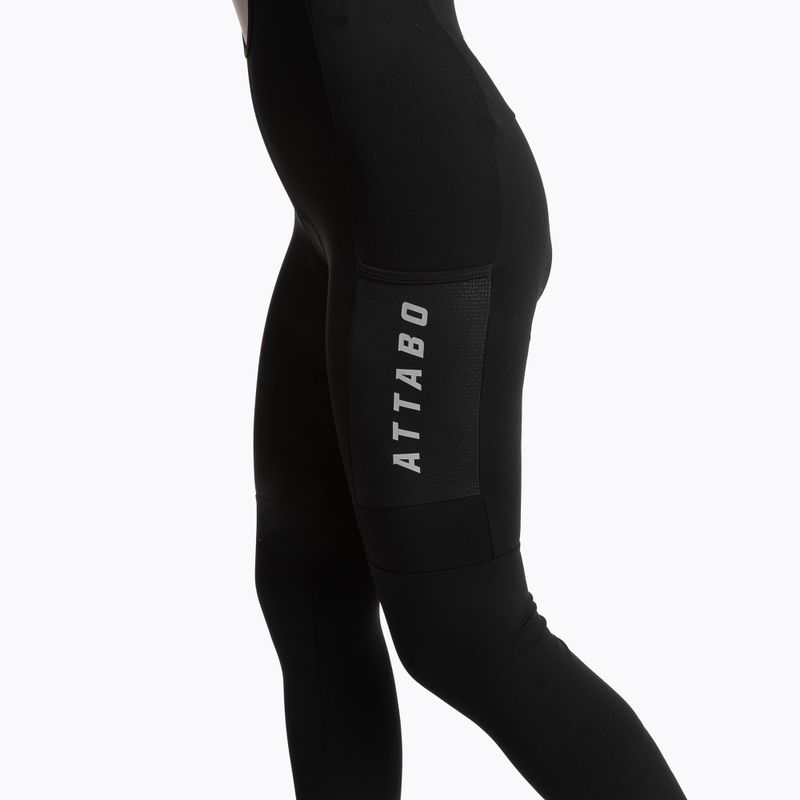 Női kerékpáros nadrág ATTABO OFREE CARGO bélelt black 6