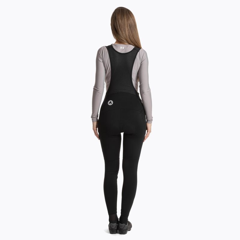 Női kerékpáros nadrág ATTABO OFREE CARGO bélelt black 2