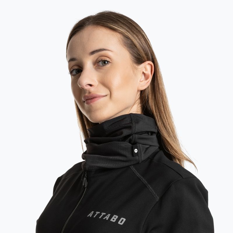 Kerékpáros nyakmelegítő ATTABO LOREEF MULTIFUNCTIONAL BAND bélelt black 5