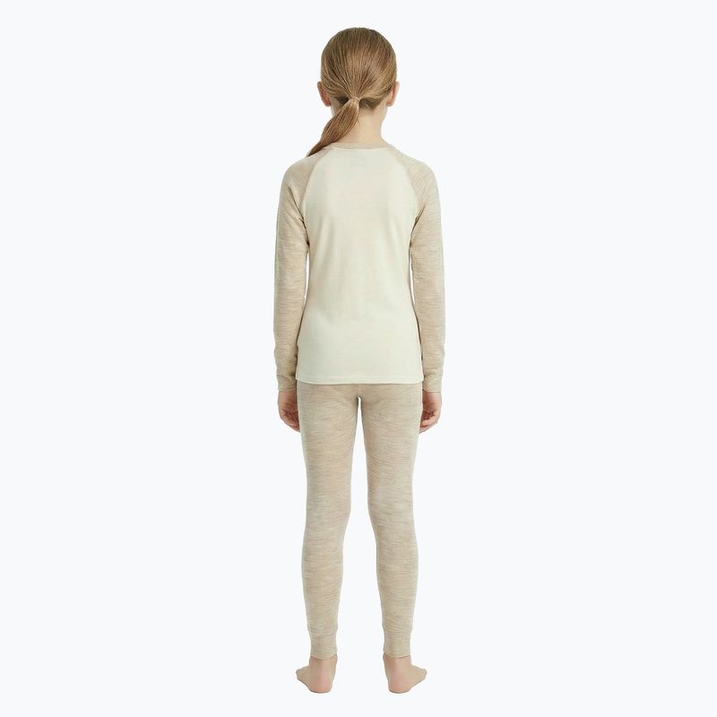Gyerek thermo fehérnemű szett WOOLCANO Merino SET0982 beige 3