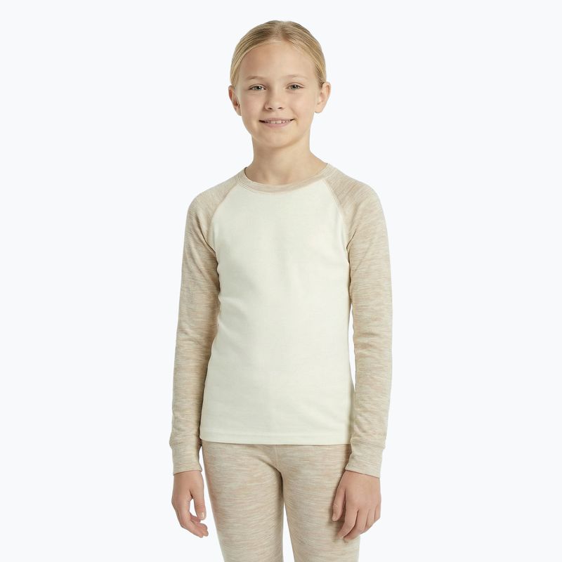 Gyerek thermo fehérnemű szett WOOLCANO Merino SET0982 beige 5