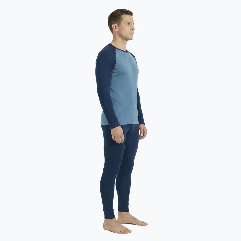 Férfi thermo fehérnemű szett WOOLCANO termoaktywna Merino SET0978 blue 2