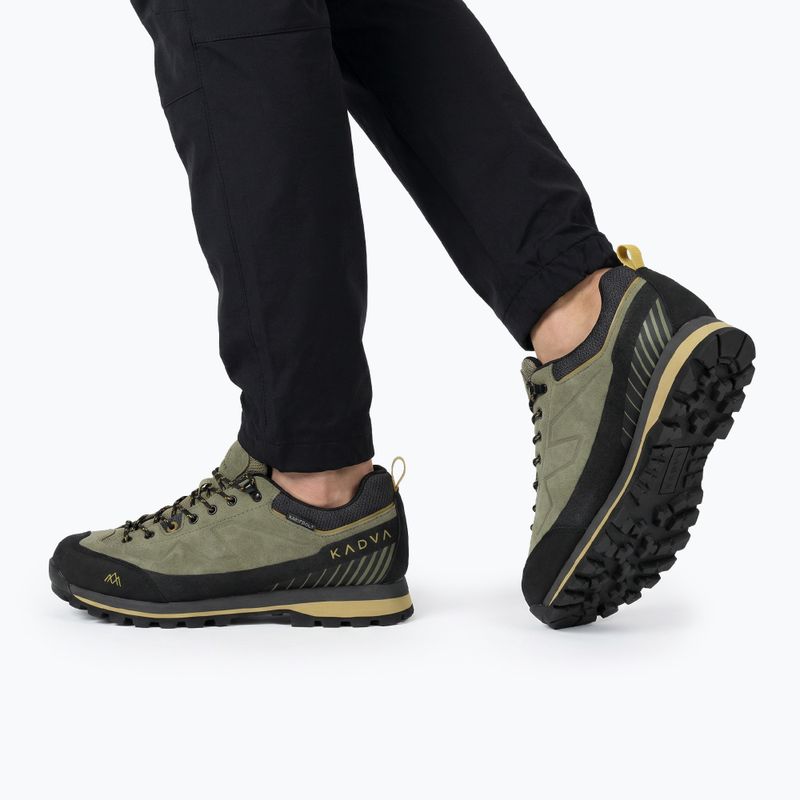 Férfi túrabakancs KADVA NEVRA WP low leather green 4