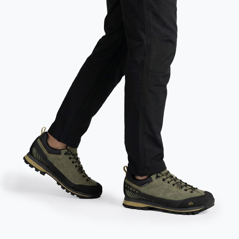 Férfi túrabakancs KADVA NEVRA WP low leather green 2
