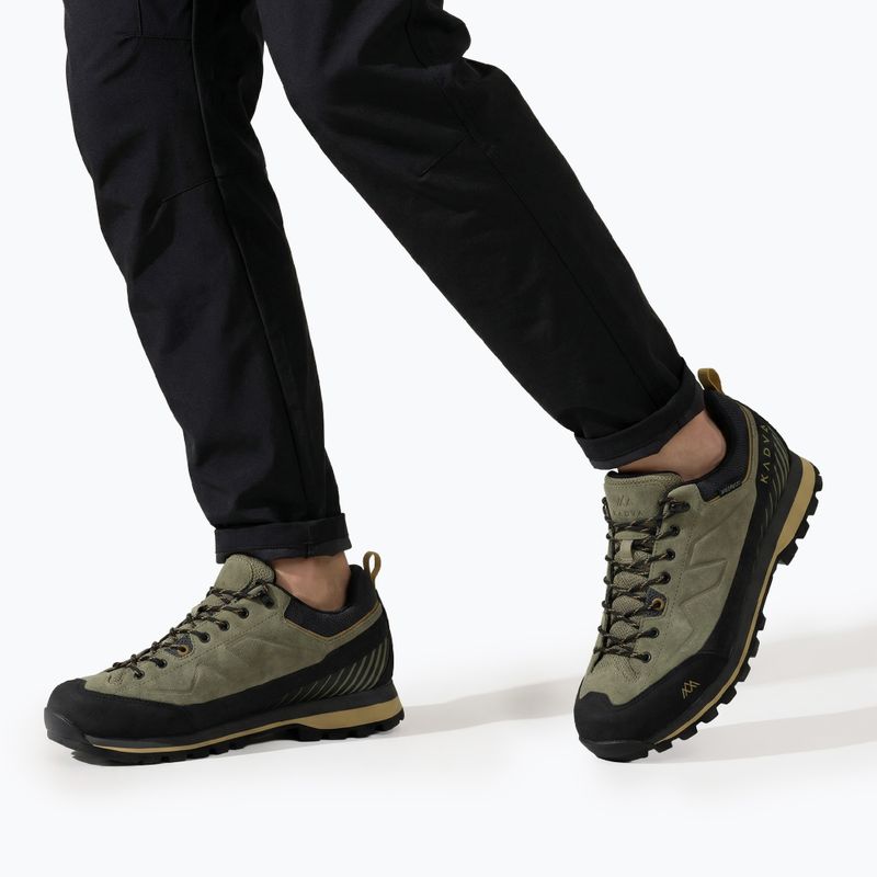 Férfi túrabakancs KADVA NEVRA WP low leather green 3
