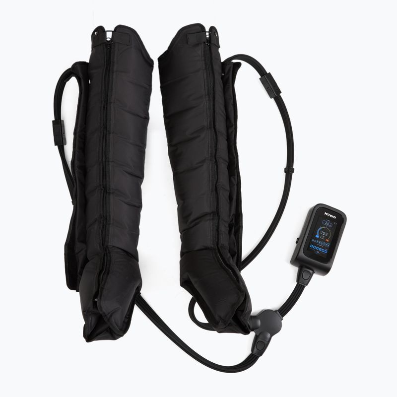 XTREXO masszírozó légnyomásos AIRPRESSO 8 fekete lábszármasszírozó 9