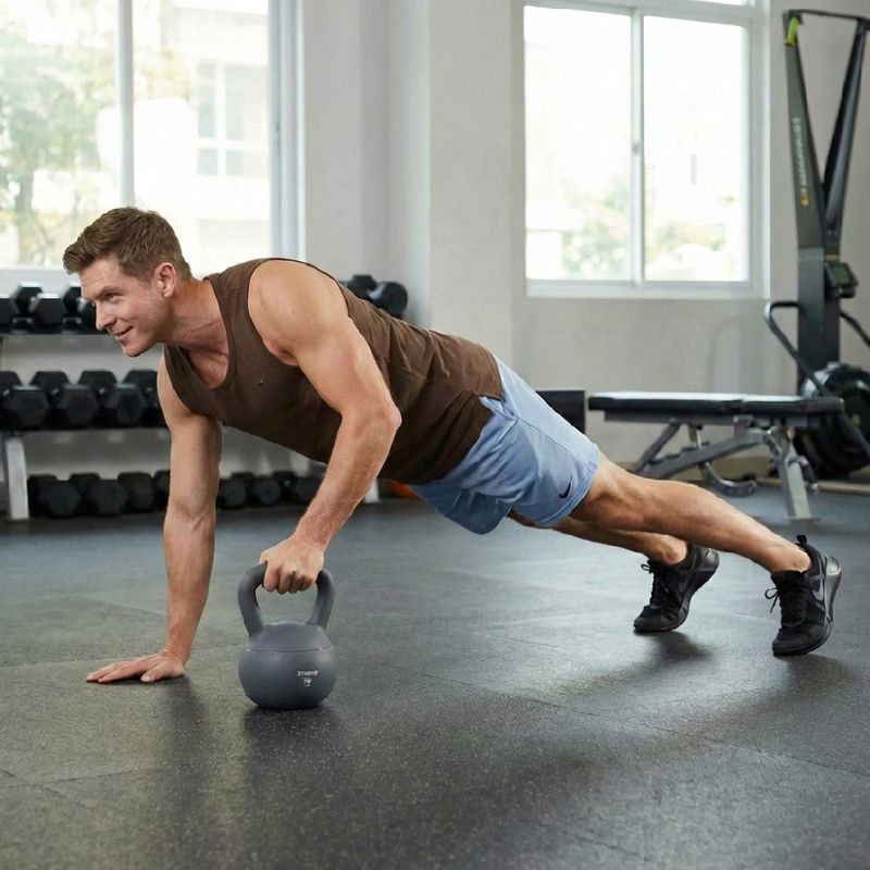Kettlebell SOFT XTREXO 10 kg szürke 3
