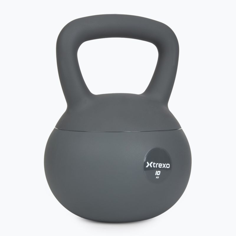 Kettlebell SOFT XTREXO 10 kg szürke