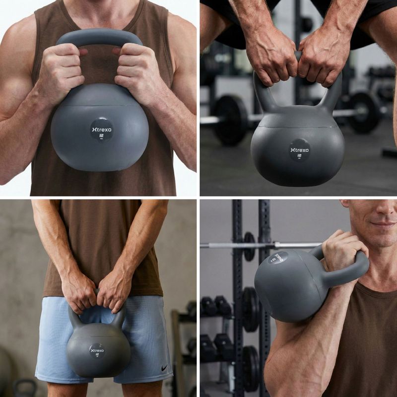 Puha kettlebell XTREXO 12 kg grey 6