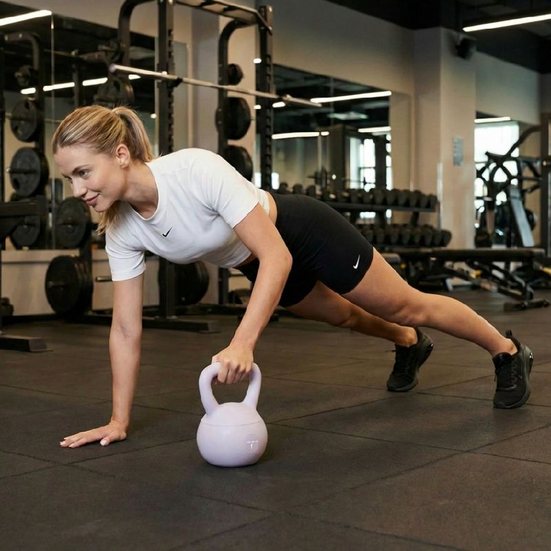 Kettlebell SOFT XTREXO 4 kg lila 3