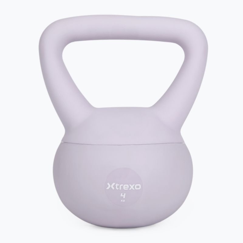 Kettlebell SOFT XTREXO 4 kg lila