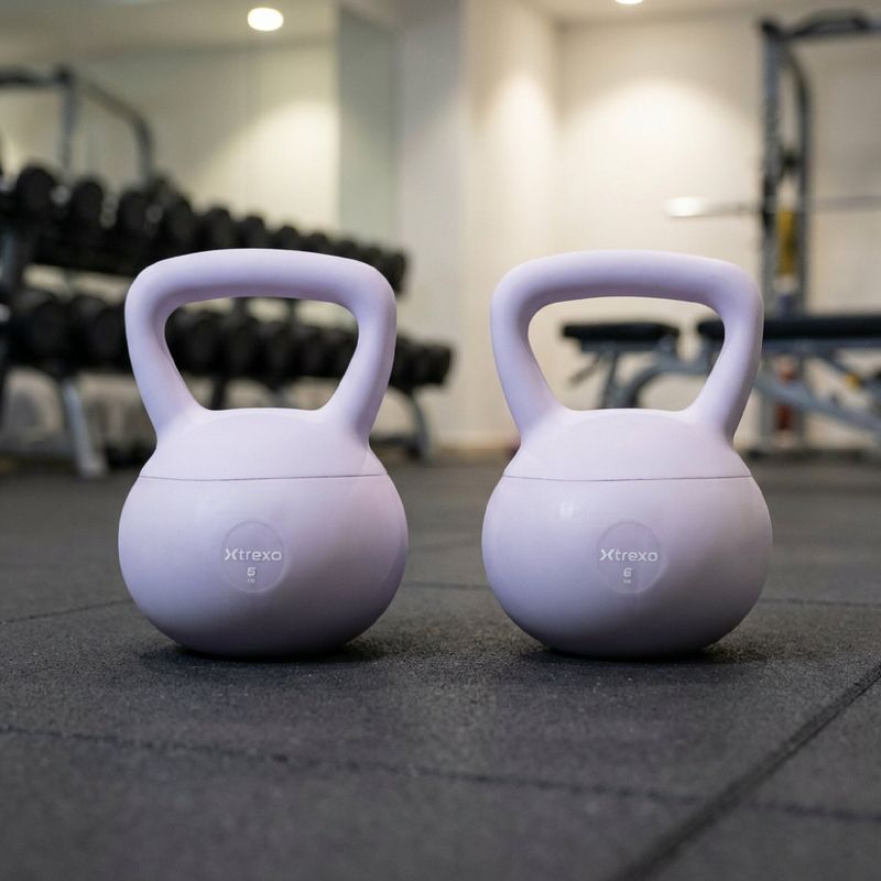 Puha kettlebell XTREXO 6 kg purple 5