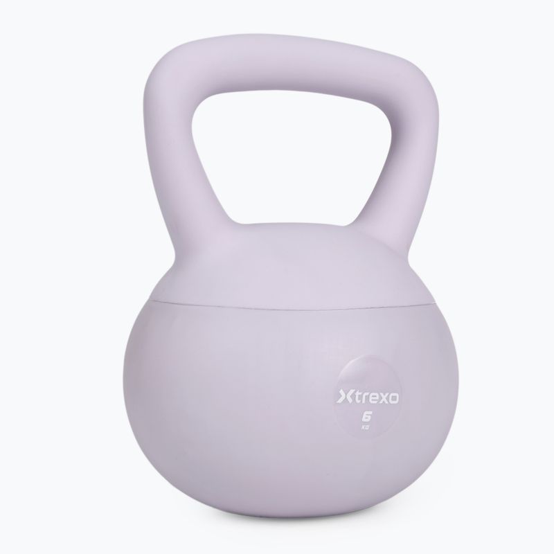 Kettlebell SOFT XTREXO 6 kg lila 7