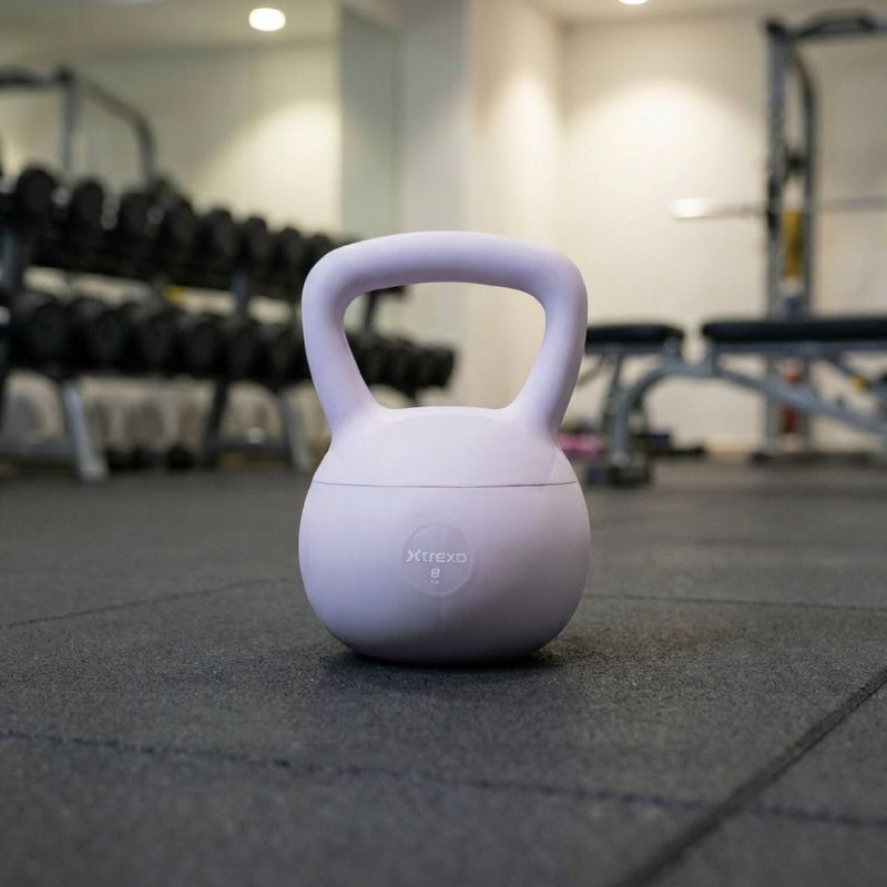 Kettlebell SOFT XTREXO 8 kg lila 5