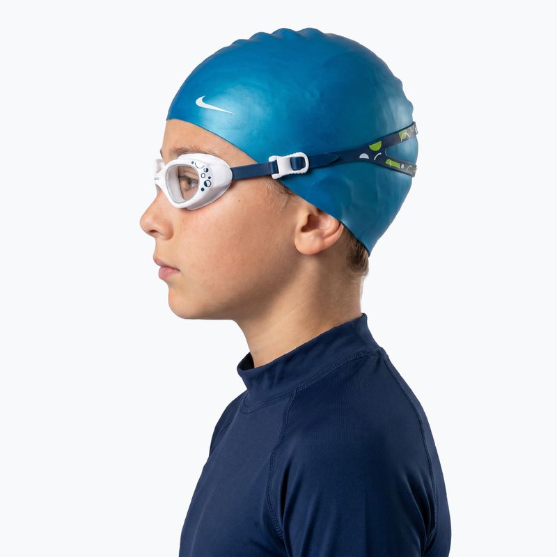 Gyerek úszószemüveg AQUASTIC Spinny blue 3