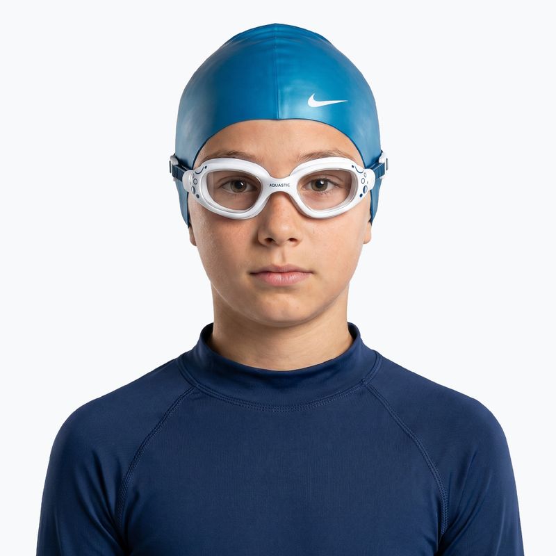 Gyerek úszószemüveg AQUASTIC Spinny blue 5