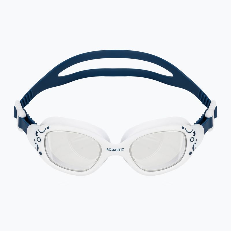 Gyerek úszószemüveg AQUASTIC Spinny blue 8