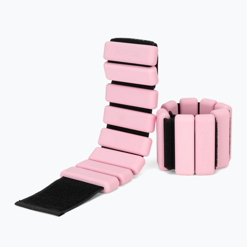 Boka és csukló súlyok  XTREXO SCULPT 2 x 0,5 kg pink 3