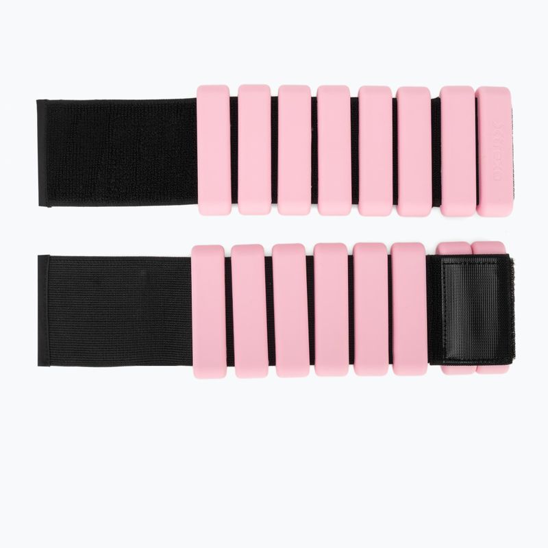 Boka és csukló súlyok  XTREXO SCULPT 2 x 1 kg pink 4