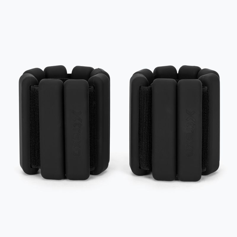 Bokára és csuklóra való súlyzók XTREXO SCULPT 2 x 1.5 kg fekete