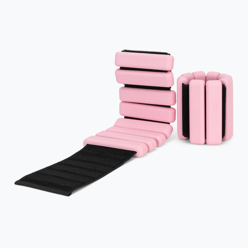 Boka és csukló súlyok  XTREXO SCULPT 2 x 1.5 kg pink 3