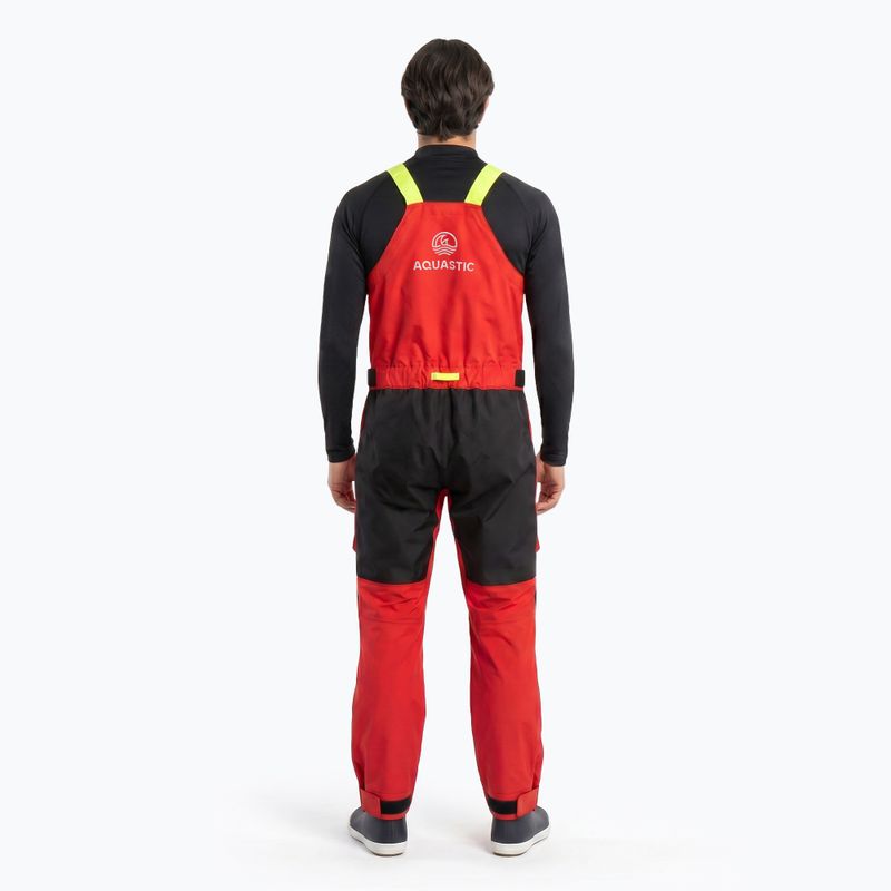 Spodnie żeglarskie męskie AQUASTIC Outrun 15 000/15 000 czerwony 3