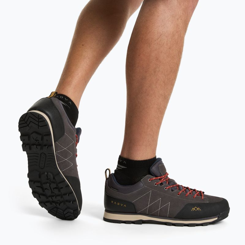 Férfi KADVA Stride Low vízálló túracipő szürke 2