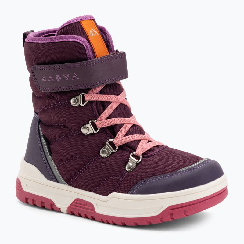 KADVA Flow WaterProof gyermek hócsizma bordó színben