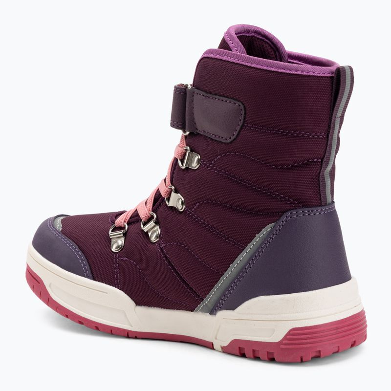 KADVA Flow WaterProof gyermek hócsizma bordó színben 3
