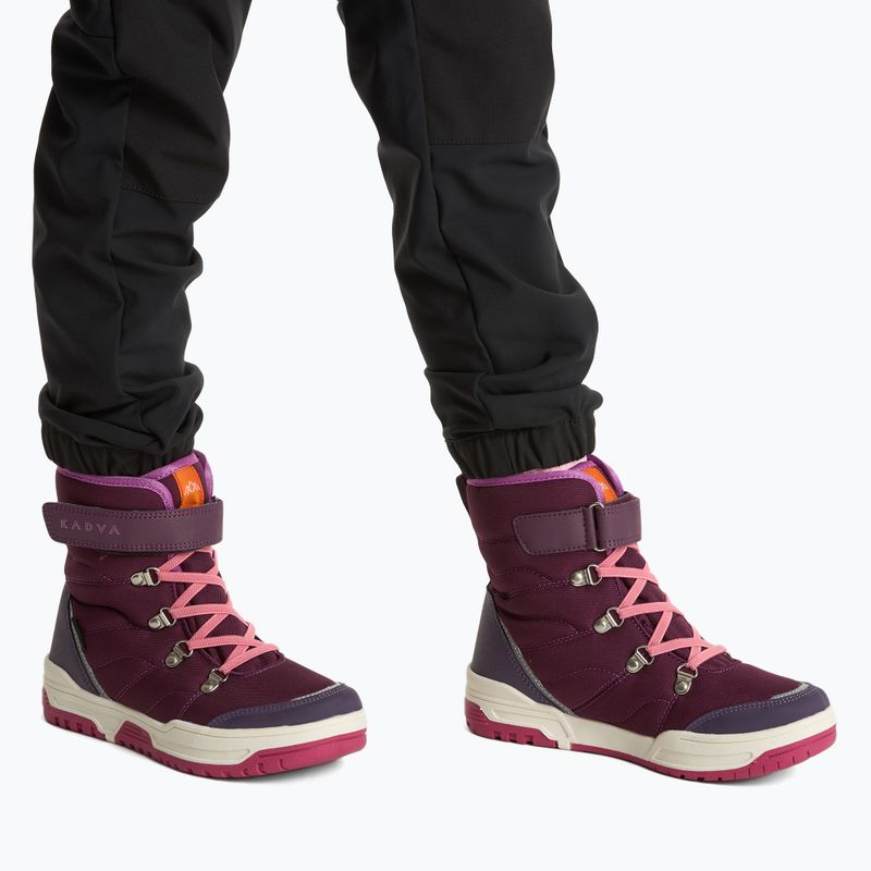 Gyermek hócipő KADVA Flow WaterProof bordó 2