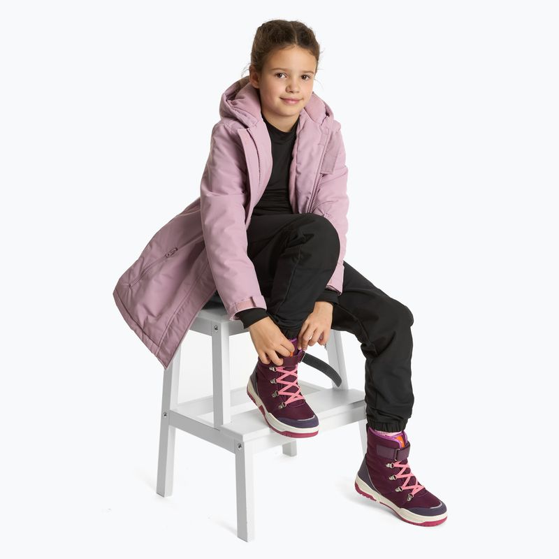 KADVA Flow WaterProof gyermek hócsizma bordó színben 4