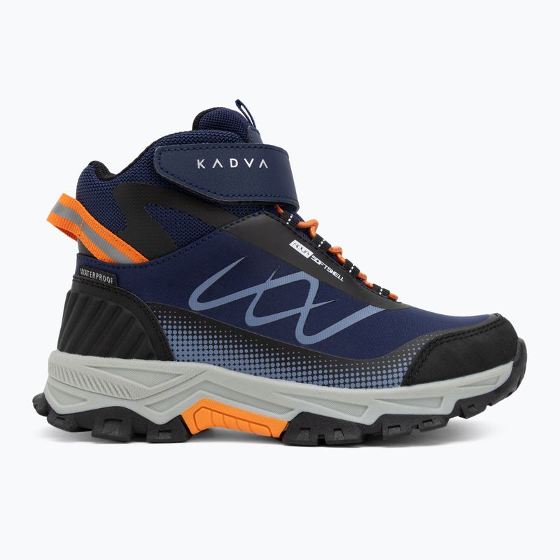 Gyermek túracipő KADVA Rocky Trail Mid vízálló softshell sötétkék 5