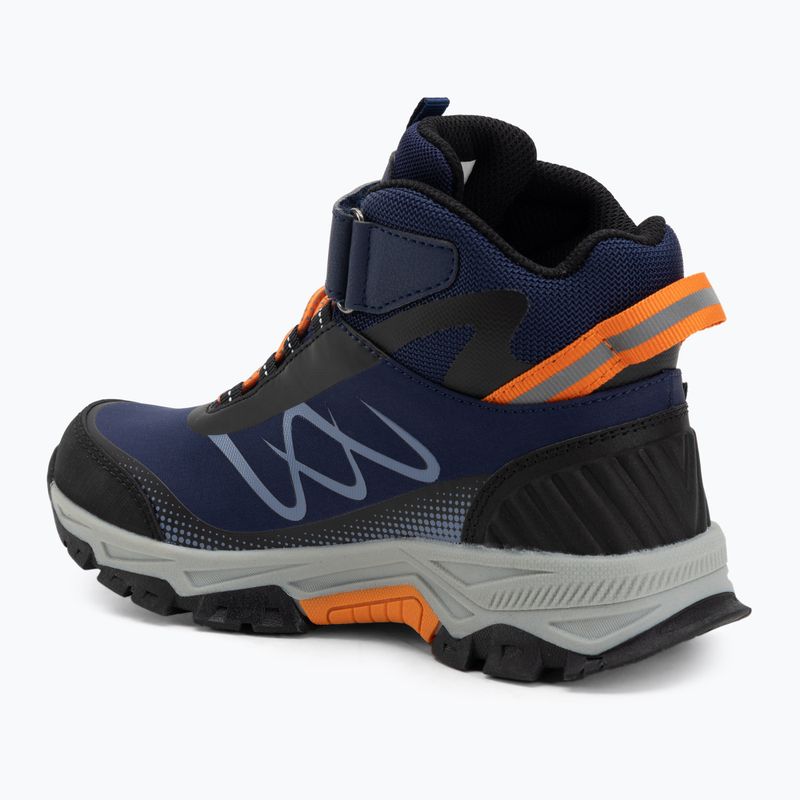 Gyermek túracipő KADVA Rocky Trail Mid vízálló softshell sötétkék 6