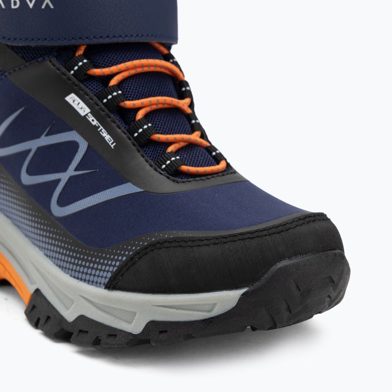 KADVA Rocky Trail Mid WaterProof Softshell gyermek túrabakancs tengerészkék 10