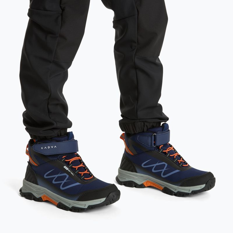 Gyermek túracipő KADVA Rocky Trail Mid vízálló softshell sötétkék 2