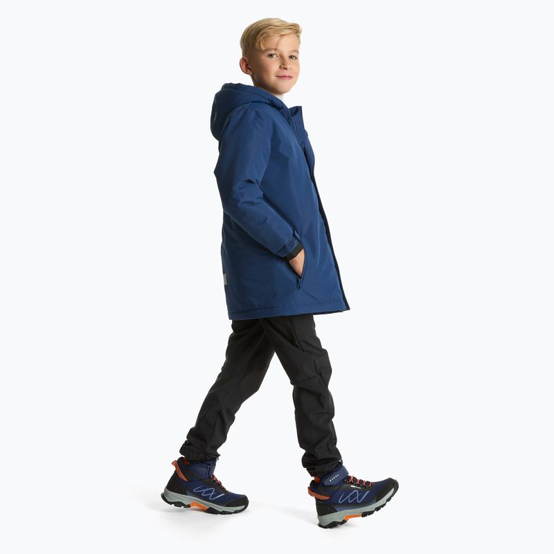 Gyermek túracipő KADVA Rocky Trail Mid vízálló softshell sötétkék 3