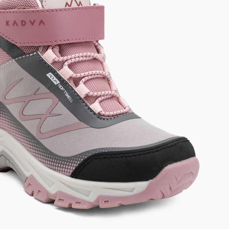 Gyermek túracipő KADVA Rocky Trail Mid WaterProof Softshell szürke 10